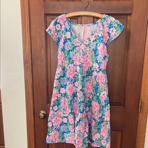 LILLY PULITZER Tiered Dress w/POCKETS!